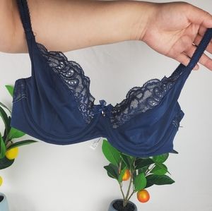 Navy blue bra